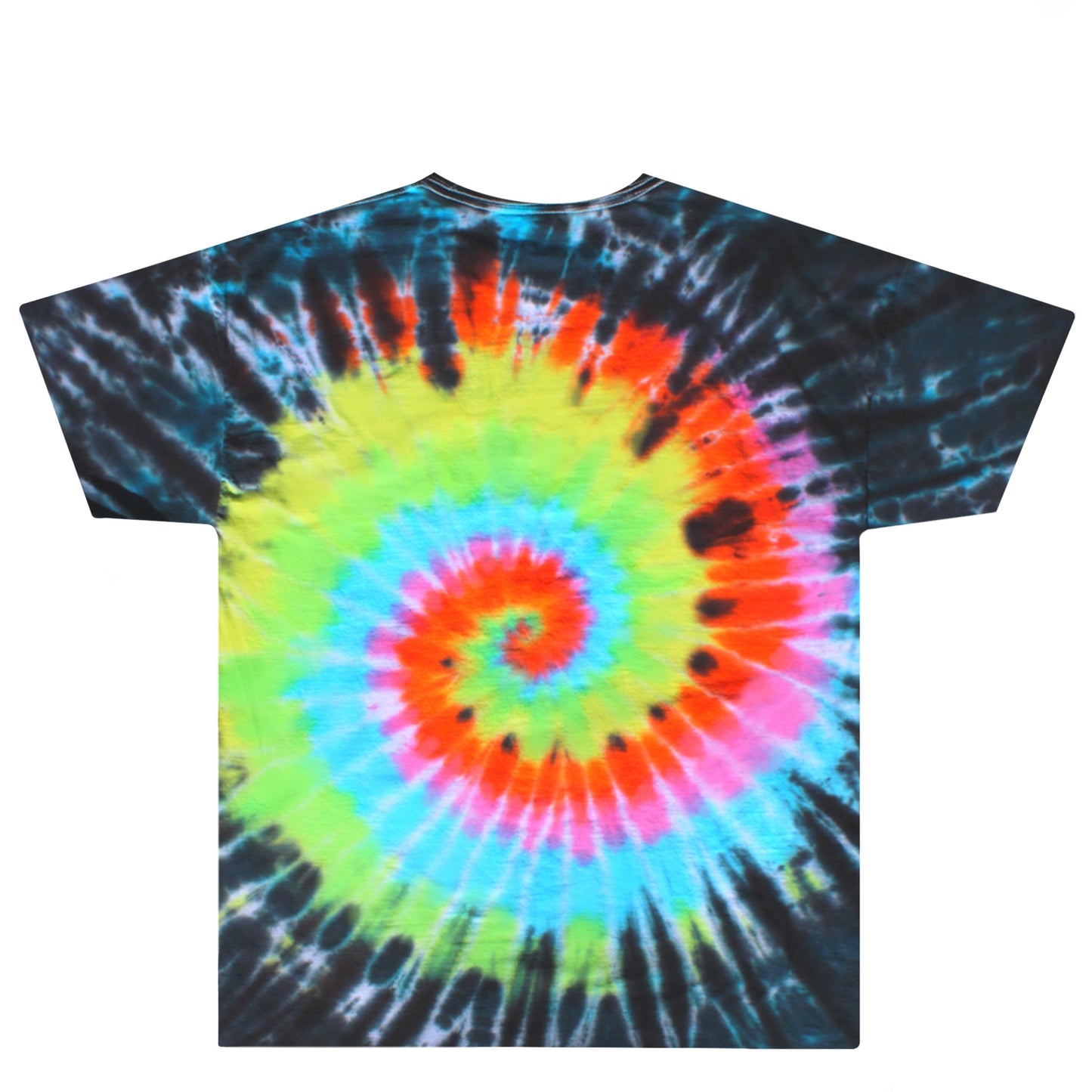 Black Rainbow Tie Dye Shirt Back