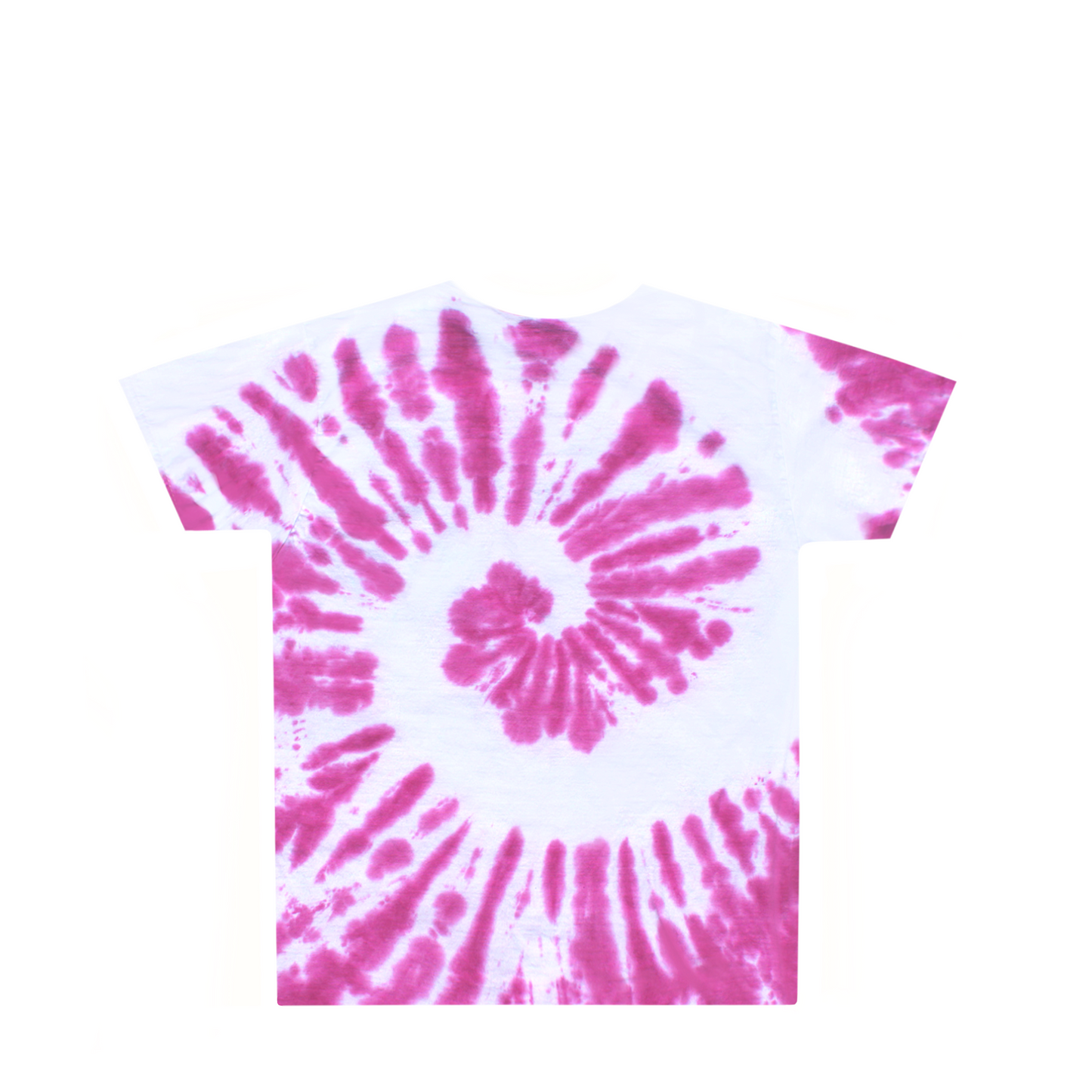 Kids Magenta Tie Dye Shirt Back