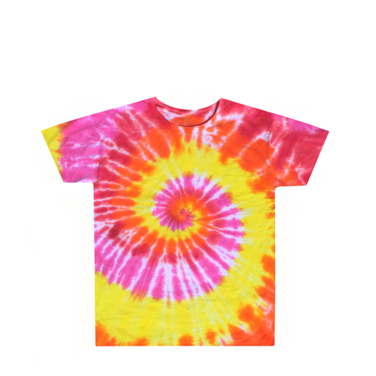 Kids Sunset Swirl Tie Dye Shirt