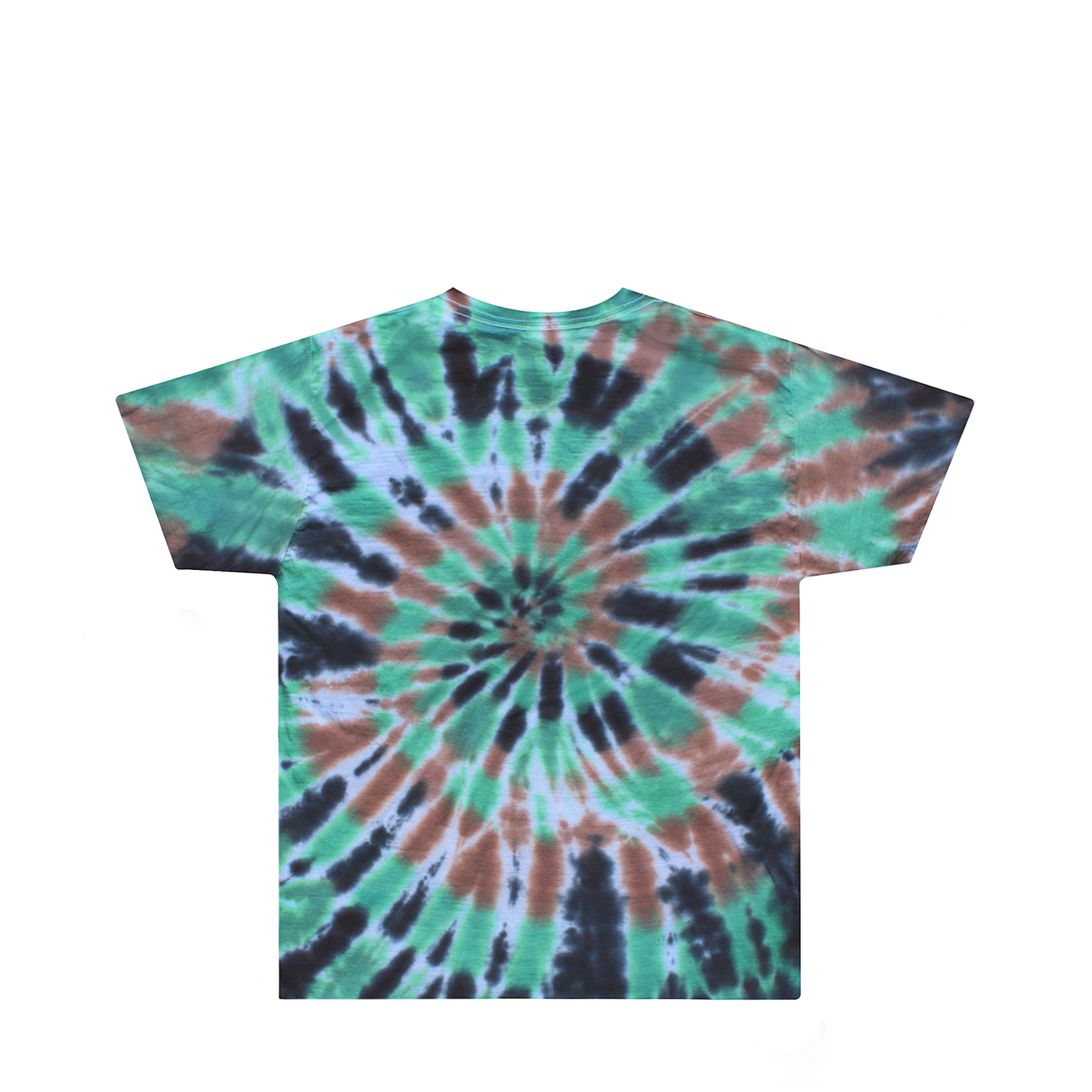 Kids Camo Inspo Tie Dye Shirt Back