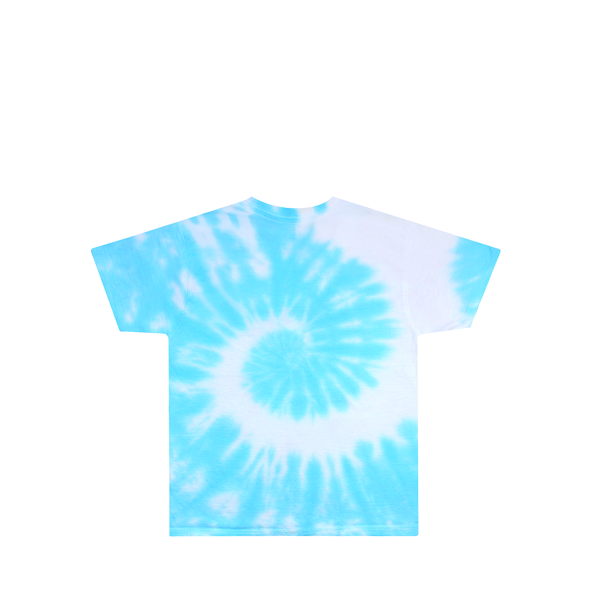 Toddler Light Blue Tie Dye Shirt Back