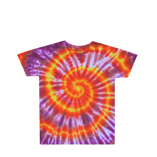 Kids Lava Swirl Tie Dye Shirt