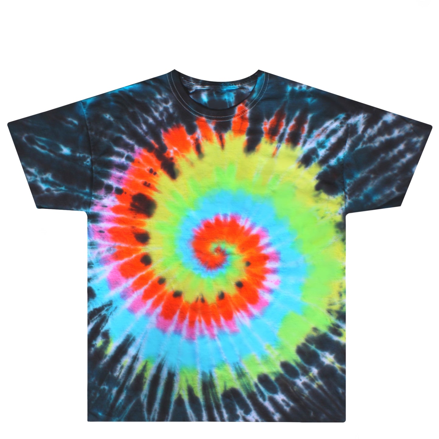 Black Rainbow Tie Dye Shirt