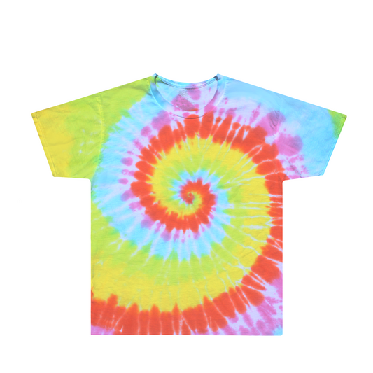 Kids Pastel Rainbow Swirl Tie Dye Shirt