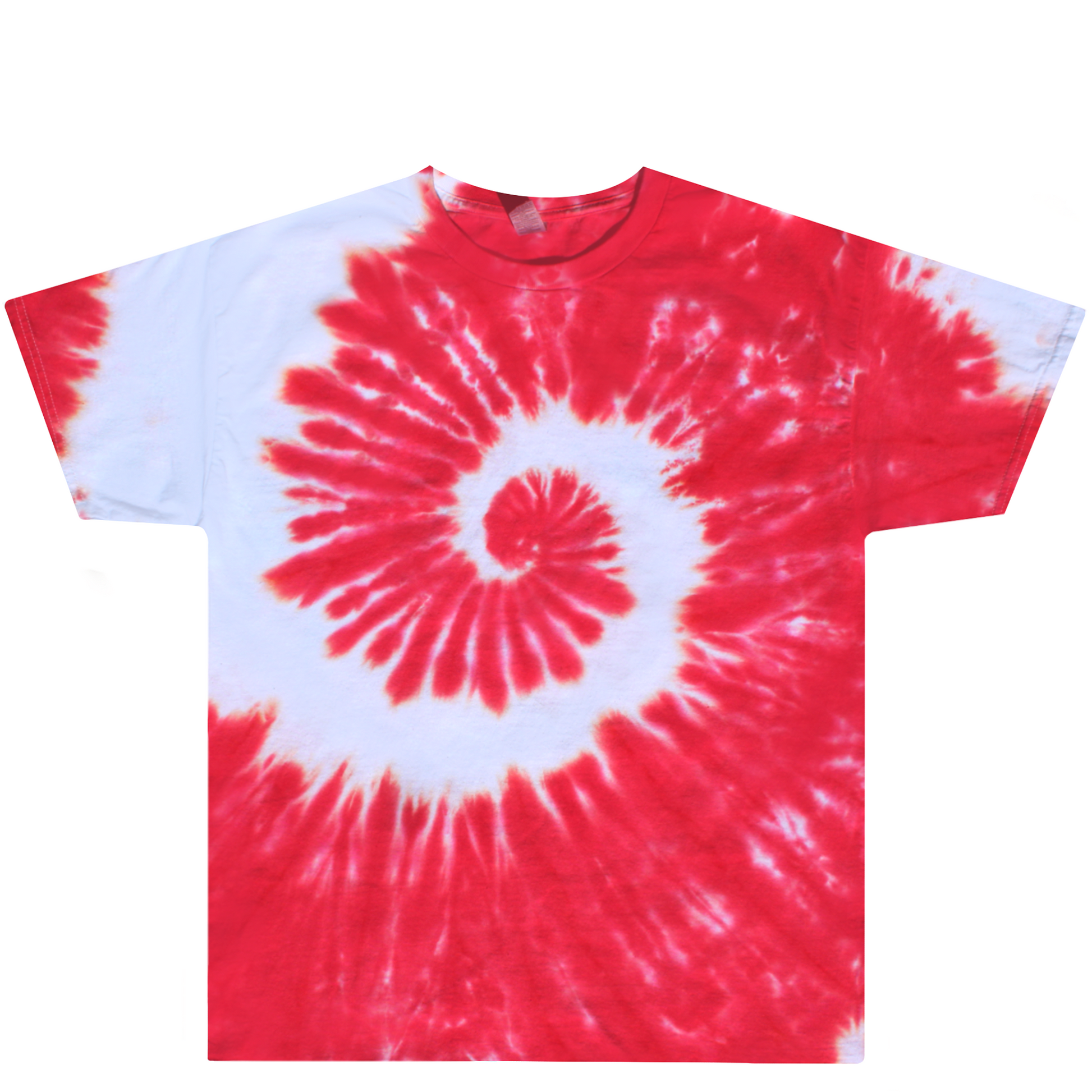 Red Spiral Tie Dye Shirt