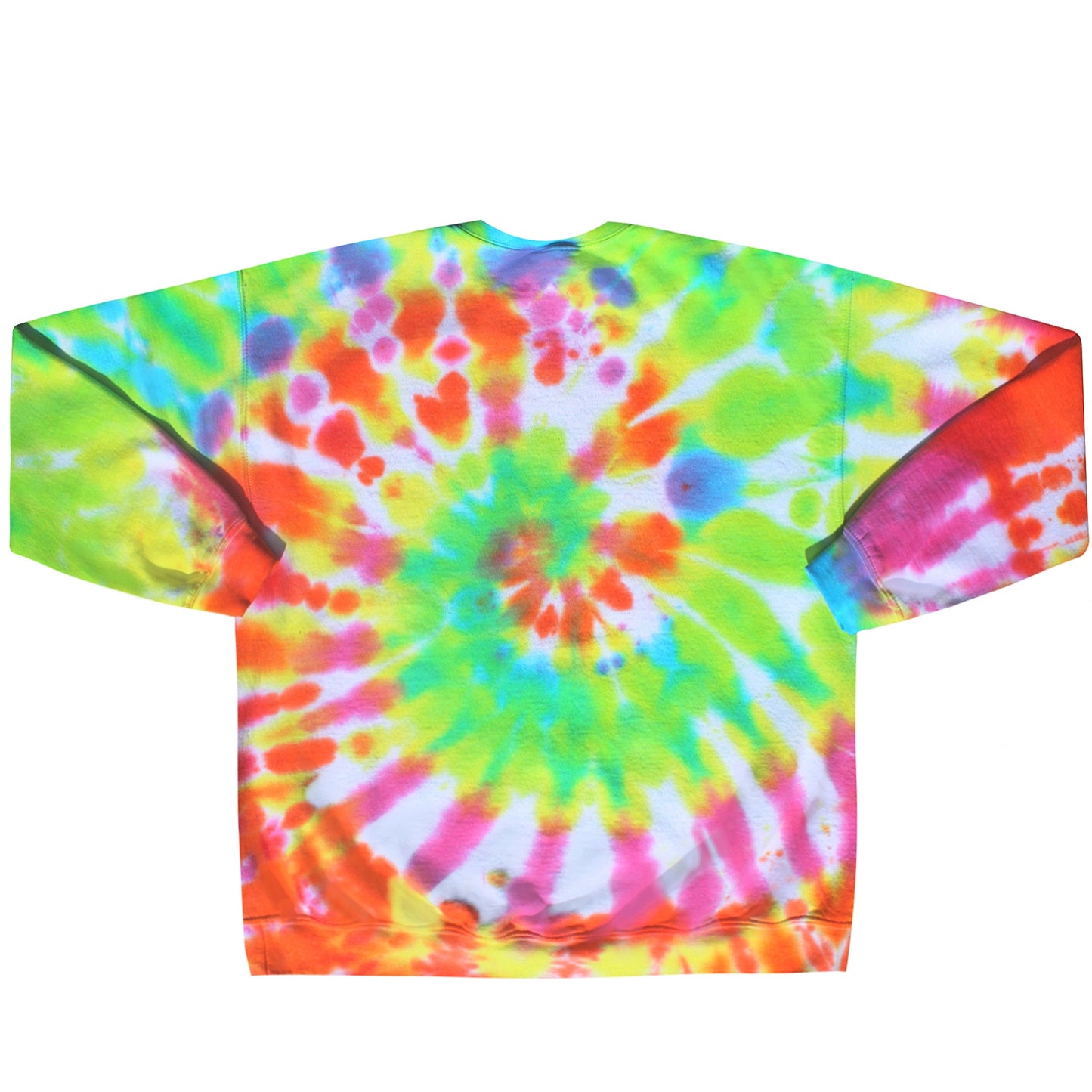 Rainbow Spiral Crewneck Sweatshirt Back