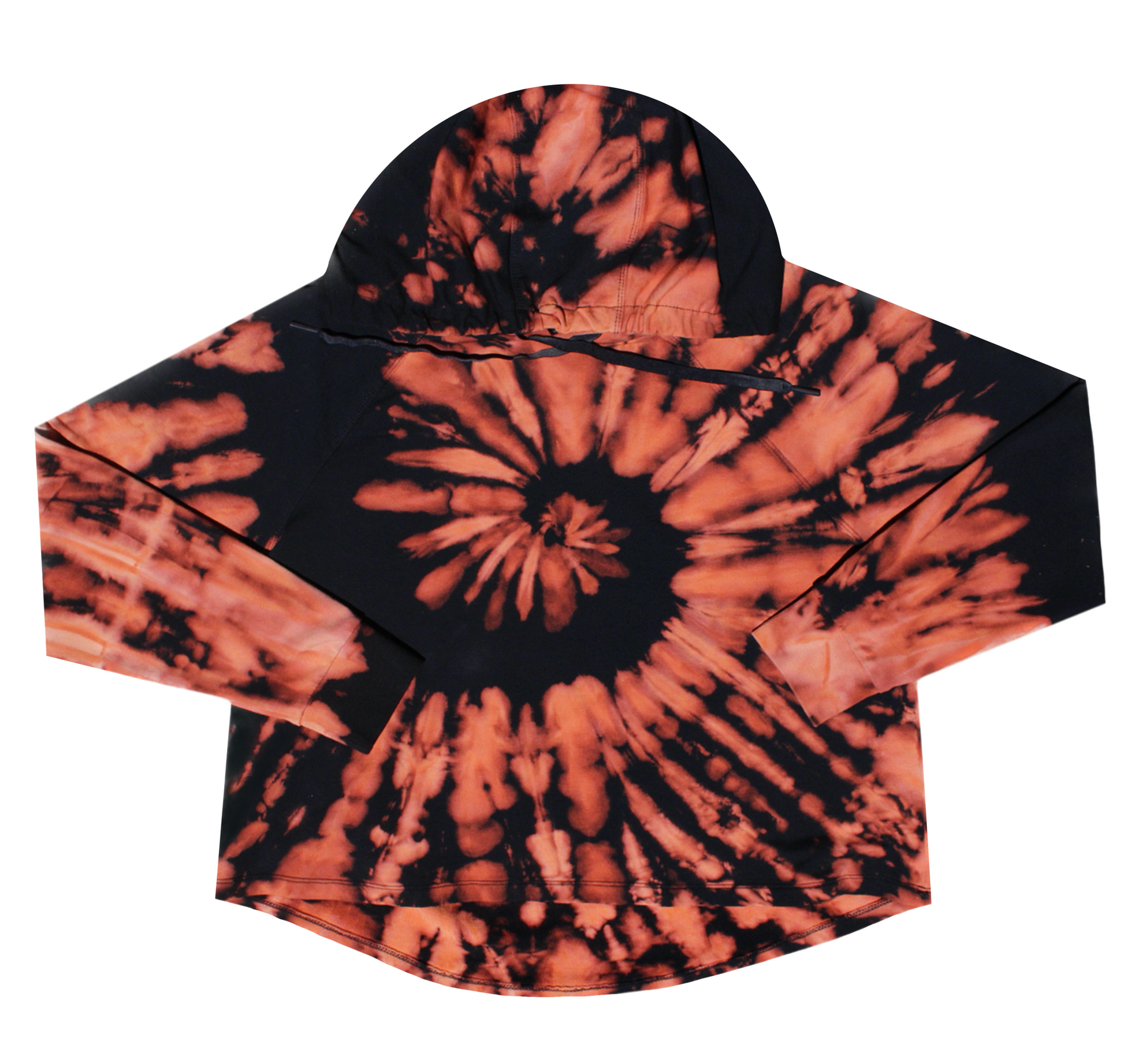 Soft Stretch Swirl Tie Dye Hoodie Front