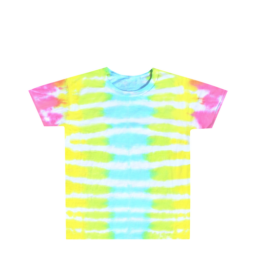 Kids Pastel Rainbow DNA Tie Dye Shirt