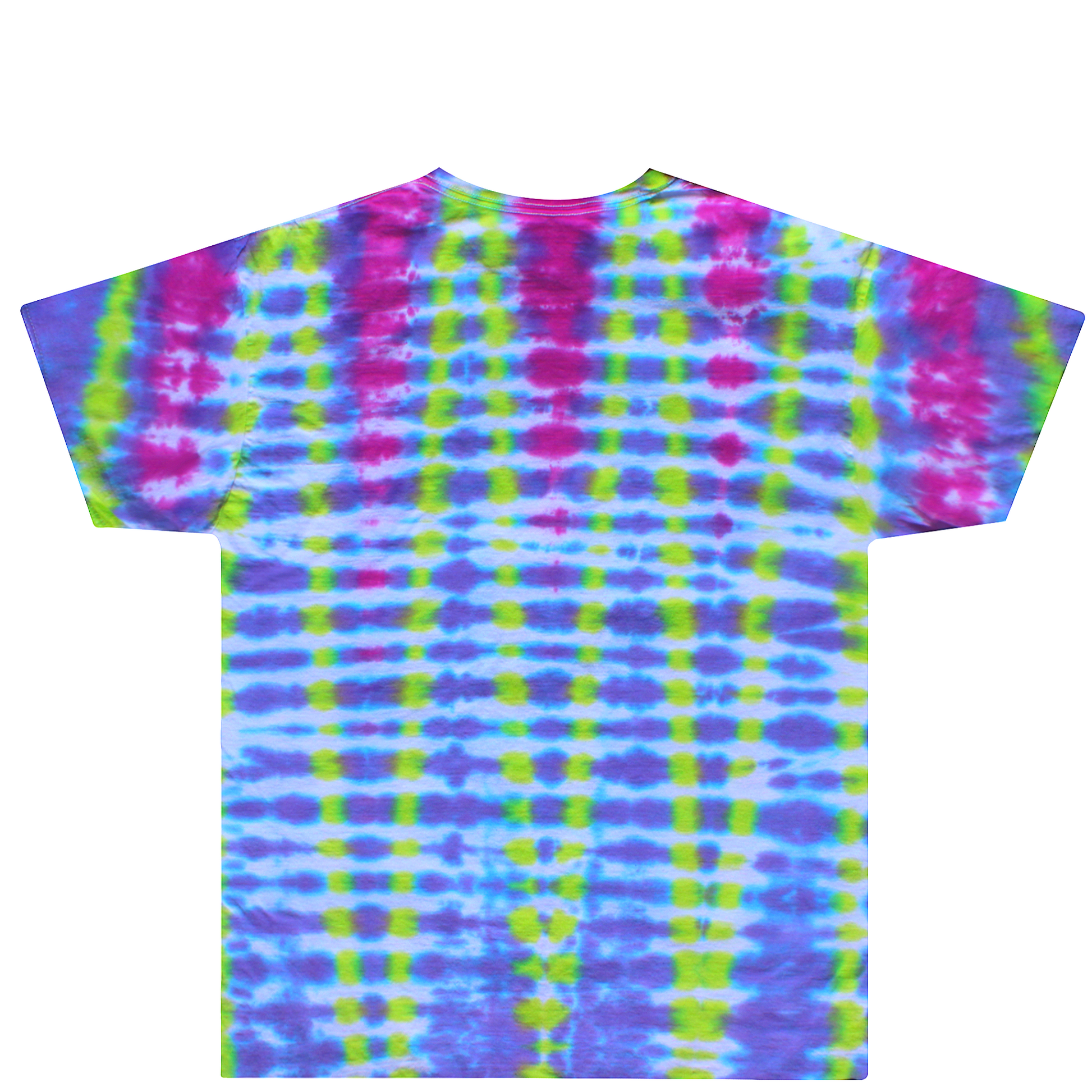 Zig Zag Galaxy Tie Dye Shirt Size Large Back