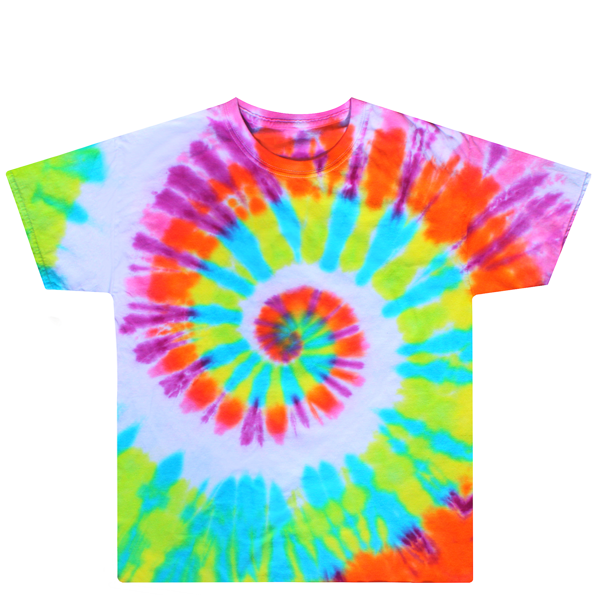 Funky Rainbow Spiral Tie Dye Shirt